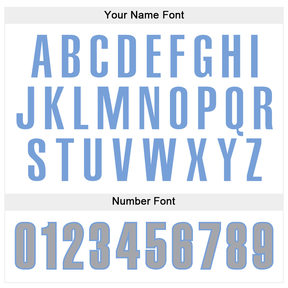 Custom Stitched White Gray-Light Blue Sports Pullover Sweatshirt Hoodie view 3