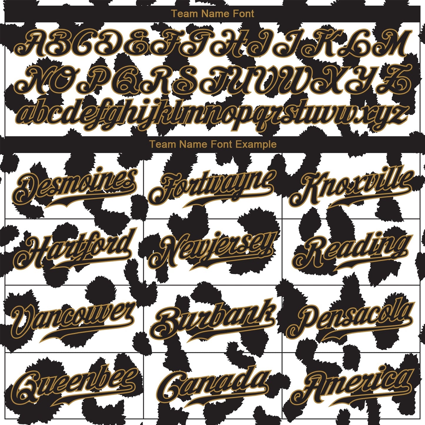 Custom White Black-Old Gold 3D Pattern Design Leopard Authentic Baseball Jersey view 4