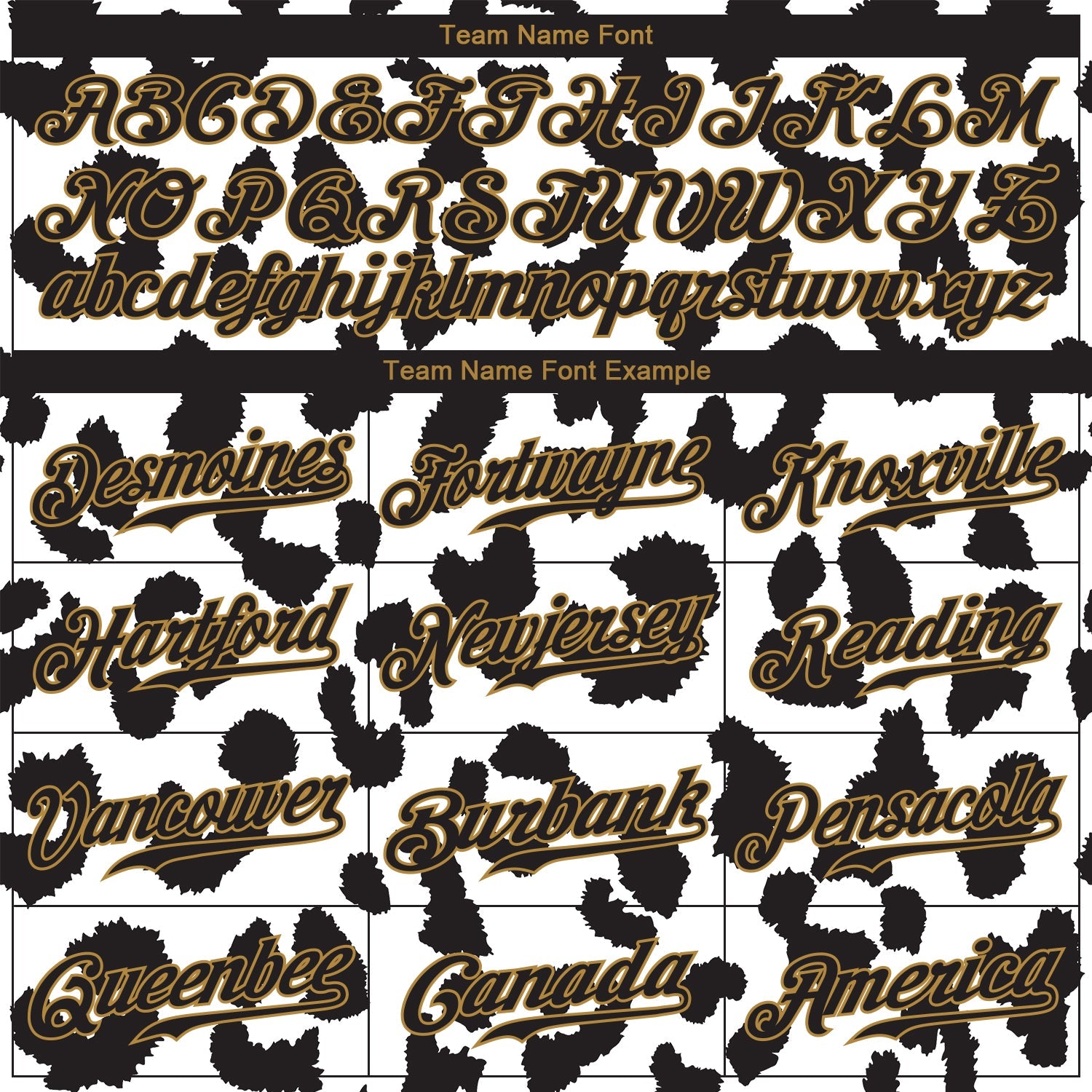 Custom White Black-Old Gold 3D Pattern Design Leopard Authentic Baseball Jersey view 4