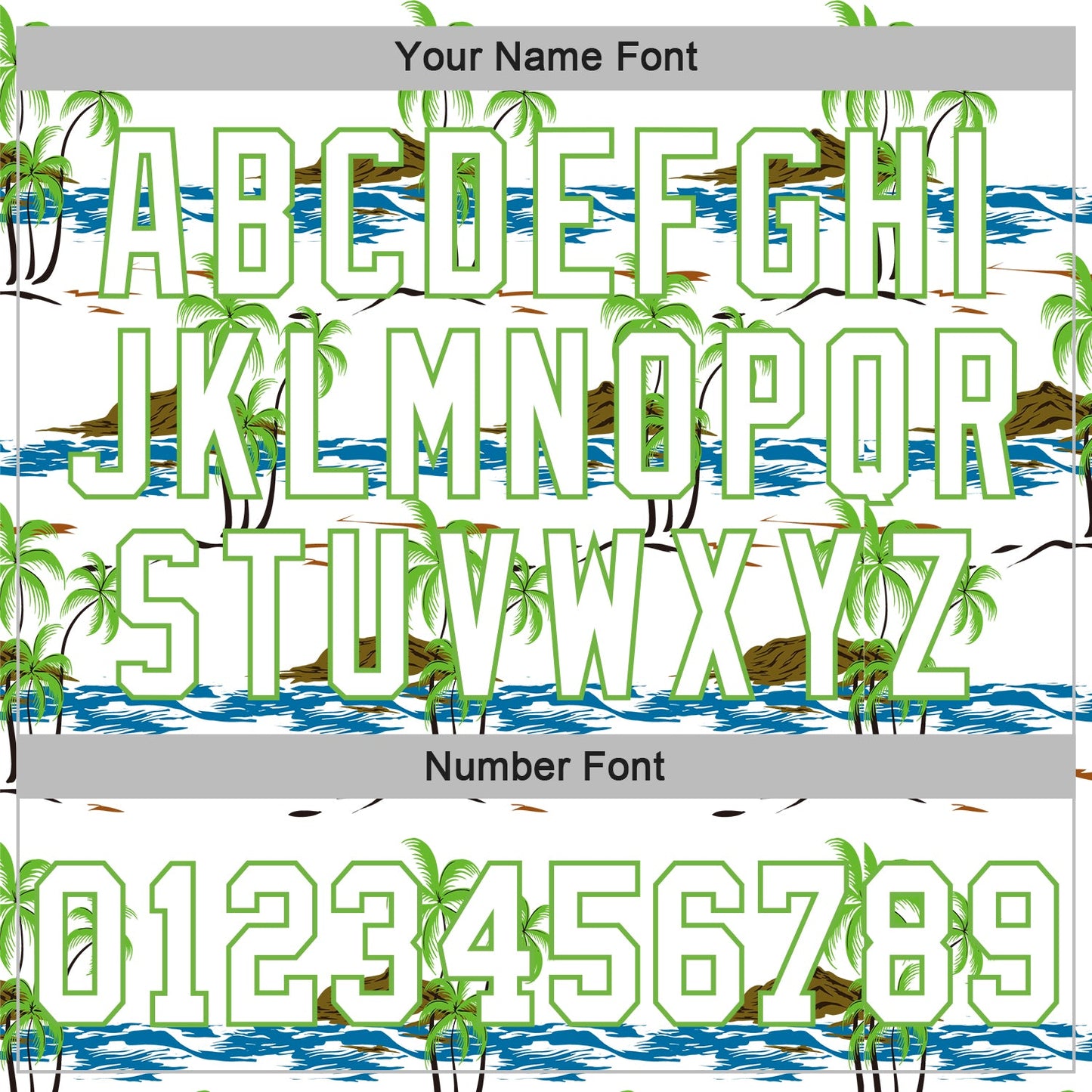 Custom White White-Neon Green 3D Pattern Design Beaches Authentic Baseball Jersey view 5