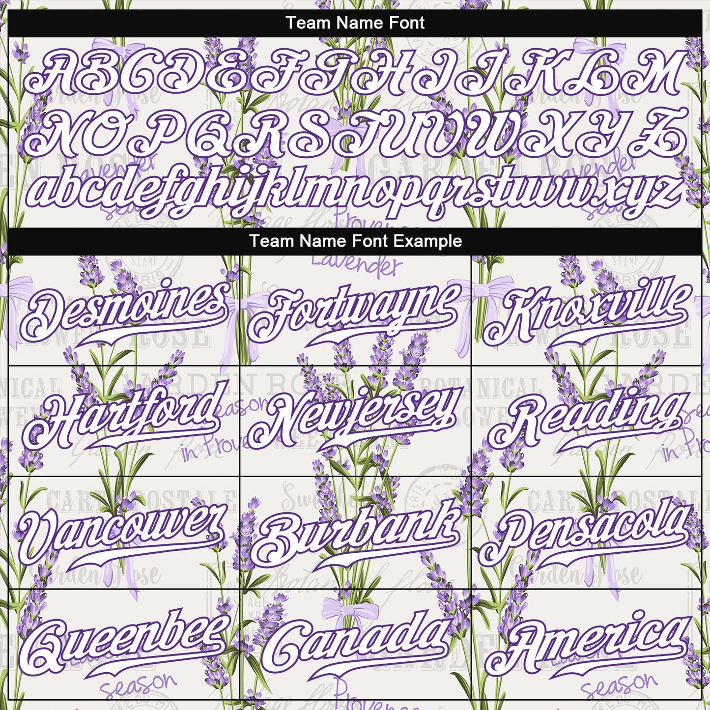 Custom White White-Purple 3D Pattern Design Lavenders Authentic Baseball Jersey view 4