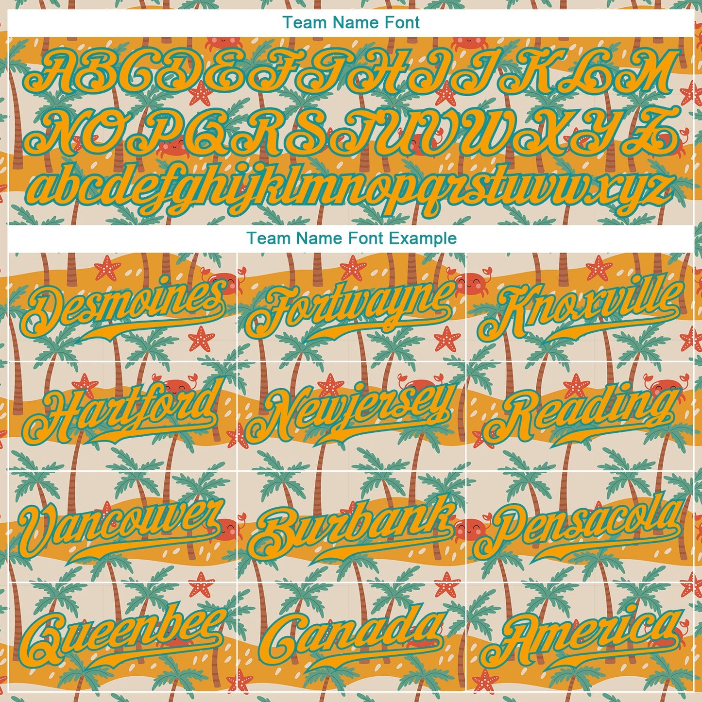 Custom White Gold-Teal 3D Pattern Design Hawaii Palm Trees Authentic Baseball Jersey view 4