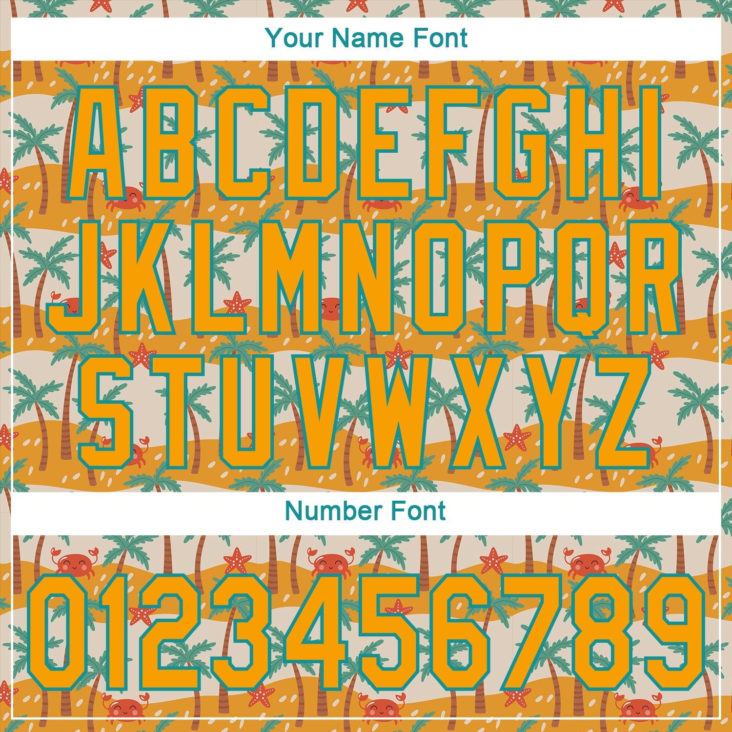 Custom White Gold-Teal 3D Pattern Design Hawaii Palm Trees Authentic Baseball Jersey view 5