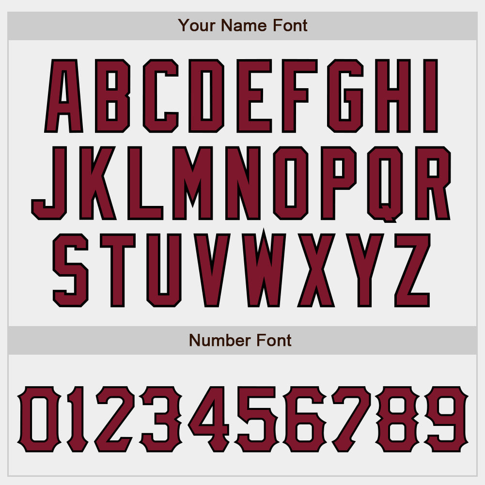 Custom White Crimson-Black Authentic Baseball Jersey view 4