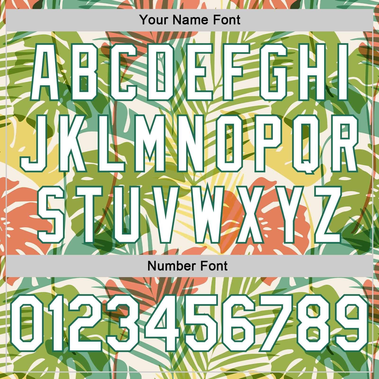 Custom White White-Kelly Green 3D Pattern Hawaii Palm Trees Authentic Basketball Jersey view 4