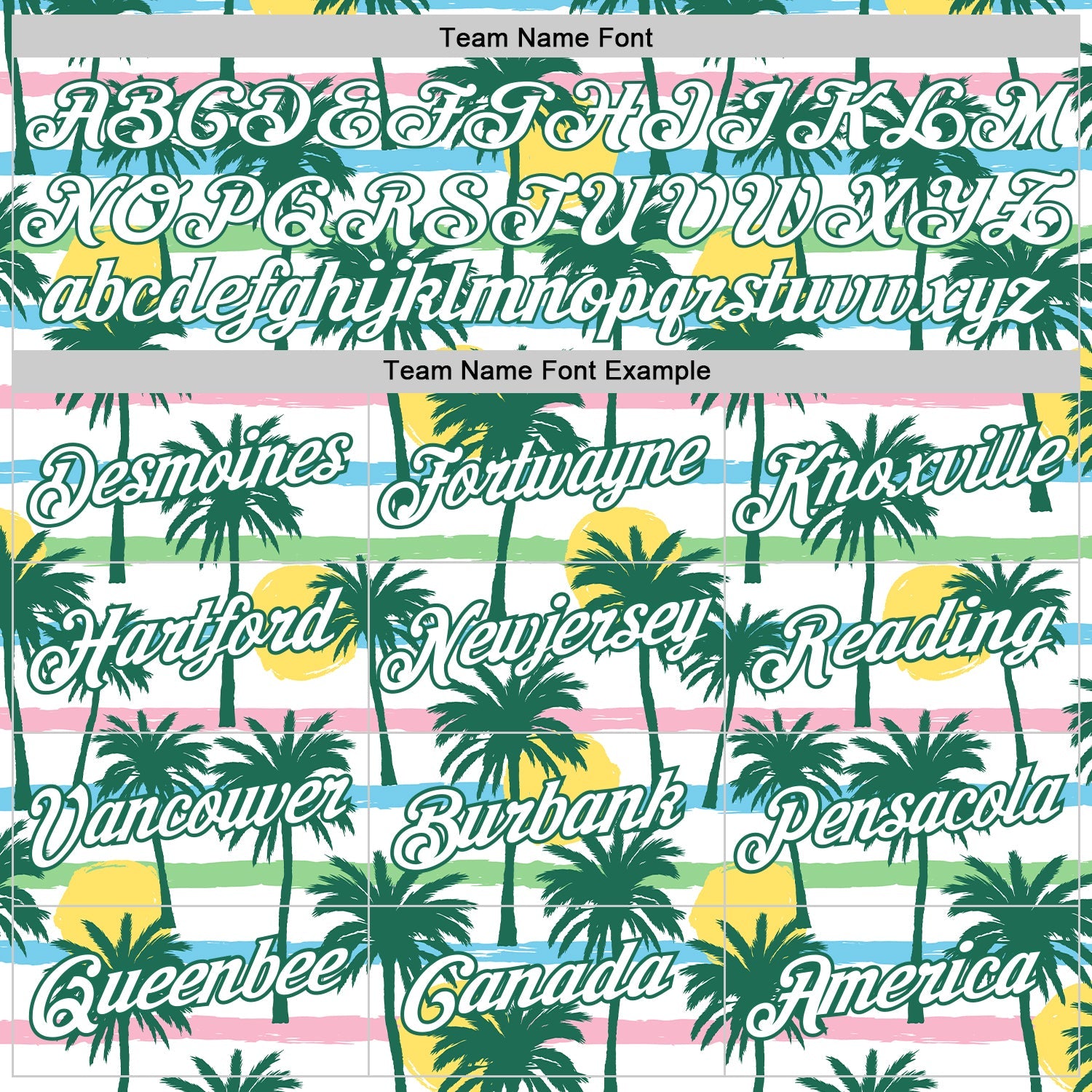 Custom White White-Kelly Green 3D Pattern Hawaii Palm Trees Authentic Basketball Jersey view 3